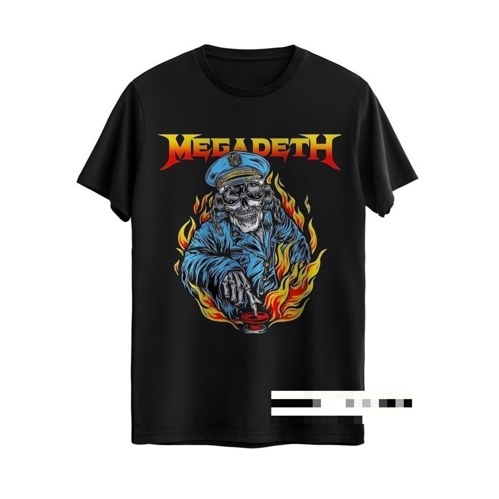 Megadeth Thrash Metal Band Streetwear Graphic T-Shirt